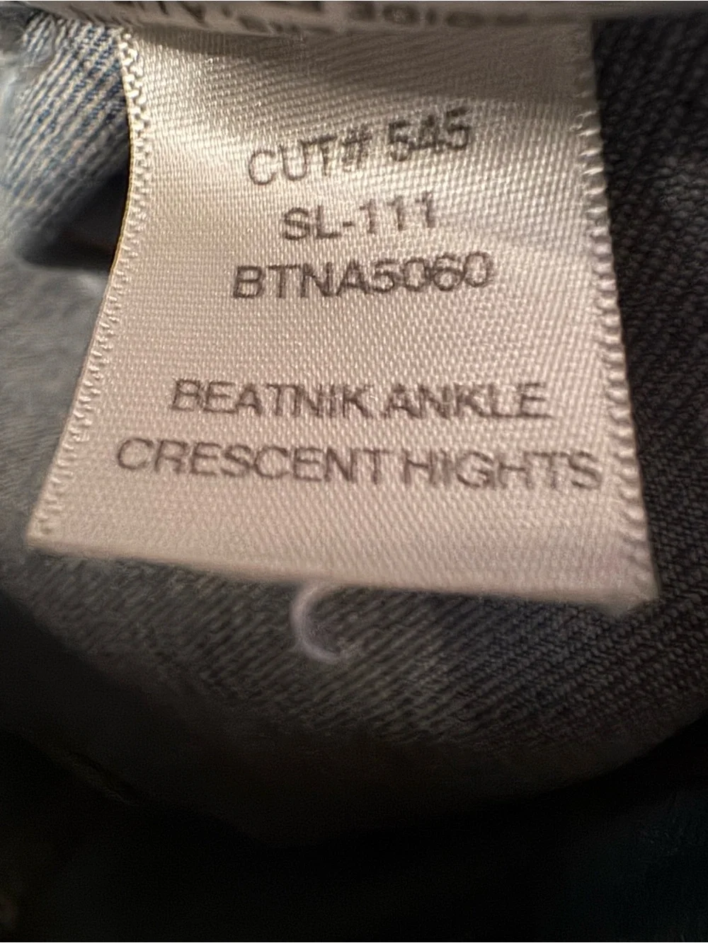 SLVRLAKE Beatnik Ankle Slim High Rise Light Women’s Blue Denim Jeans Size 23 - Picture 10 of 16